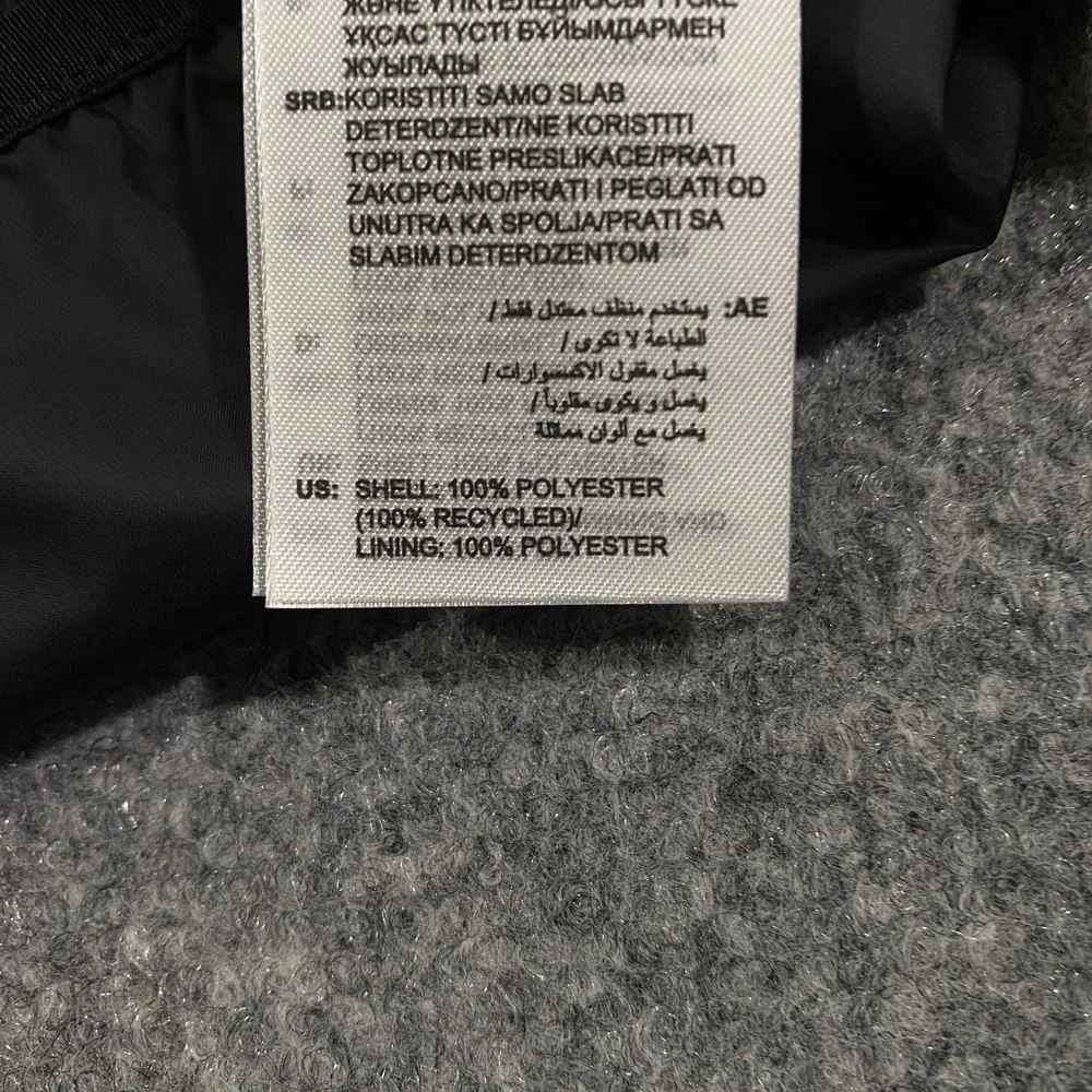 Adidas Essentials Big Logo Mesh Lined Windbreaker Jacket Adult Small Black White